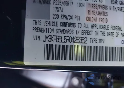 2024 Mazda Cx-5 Select from USA, damaged, VIN JM3KFBBL5R0426362